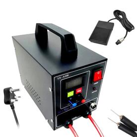 3KVA LS-A100 PORTABLE LITHIUM CELL SPOT WELDING MACHINE FOR BATTERY PACK - INCLUDES DOUBLE PEN AND PEDAL 