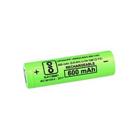 3.7V 600MAH 14500 LI-ION RECHARGEABLE BATTERY CELL - AA SIZE (FLAT TOP) 