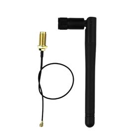 2.4G 3DB WIFI OMNI DIRECTIONAL ANTENNA WITH IPEX U.FL TO SMA MALE TO FEMALE CONNECTOR 