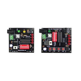 RF TRANSMITTER AND RECEIVER MODULE WITH ENCODER AND DECODER IC FOR 433MHZ RADIO MODULE 