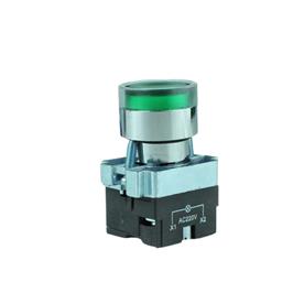 PUSH BUTTON WITH INDICATOR LED - 220VAC GREEN