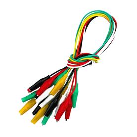 ALLIGATOR DOUBLE-ENDED CLIP JUMPER WIRE (10 PCS )