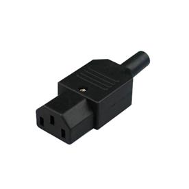 AC POWER FEMALE SOCKET MX IEC C14 CABLE MOUNT CONNECTOR 10A 250V