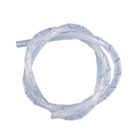 9MM - 1/4" PVC SPIRAL WRAPPING SLEEVE BAND FOR WIRE HARNESS-1 METER (WHITE) GOOD QUALITY 