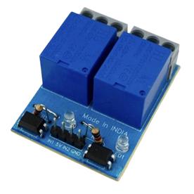 DUAL CHANNEL 5V RELAY MODULE - MADE IN INDIA
