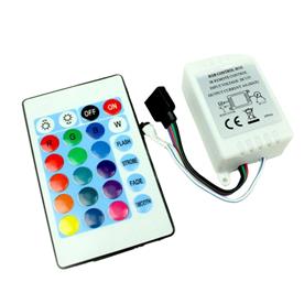 12V RGB CONTROLLER WITH REMOTE - HIGH QUALITY 