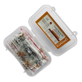 ASSORTED CERAMIC CAPACITOR COMBO KIT (20 VALUES, 5 EACH - 100 CAPACITORS)