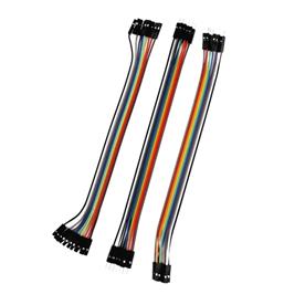 JUMPER WIRE COMBO - MALE TO MALE, MALE TO FEMALE AND FEMALE TO FEMALE BREADBOARD CONNECTING WIRES (10 QTY EACH) 