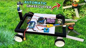 AUTOMATIC GRASS CUTTER ROBOT FOR GARDEN | SCIENCE PROJECT KIT